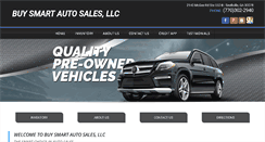 Desktop Screenshot of buysmartautosales.com